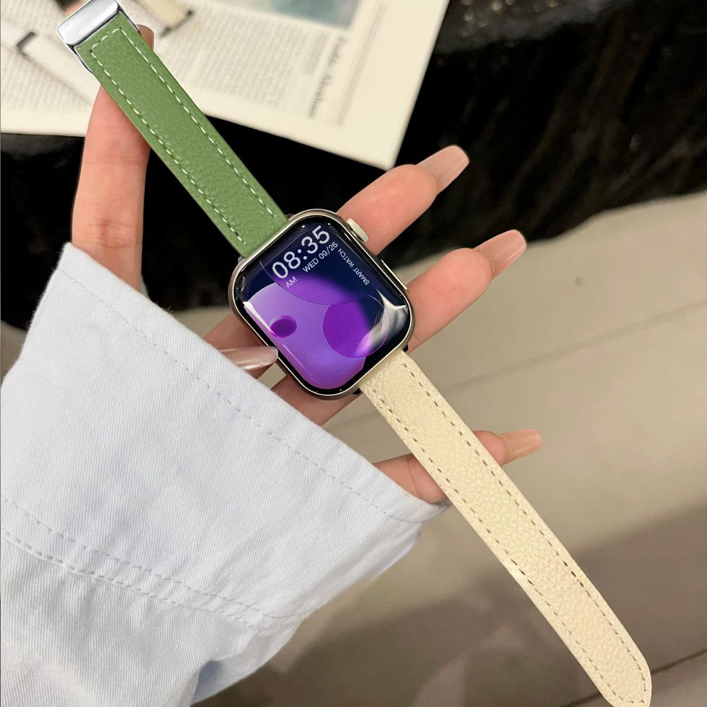 Dây đeo từ tính nữ mỏng tương thích cho Apple Watch Series 11 10 42 / 46mm Ultra3 / 2 49mm 9 8 7 41 / 45mm 6 5