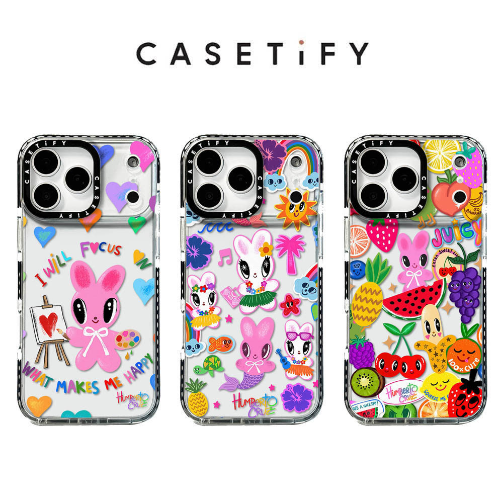 Ốp điện thoại hình thỏ graffiti phù hợp cho IPhone 17 Pro Max 17Air 16 15 14 13 12 11 Vỏ bảo vệ chống sốc