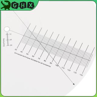 GHX Vinyl Record Piup Tấm hiệu chuẩn Máy đo khoảng cách Công cụ điều chỉnh thước đo VN