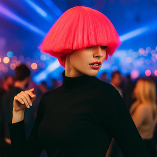 Đầu nấm tóc giả bát cắt thực tế, phù hợp cosplay và sự kiện