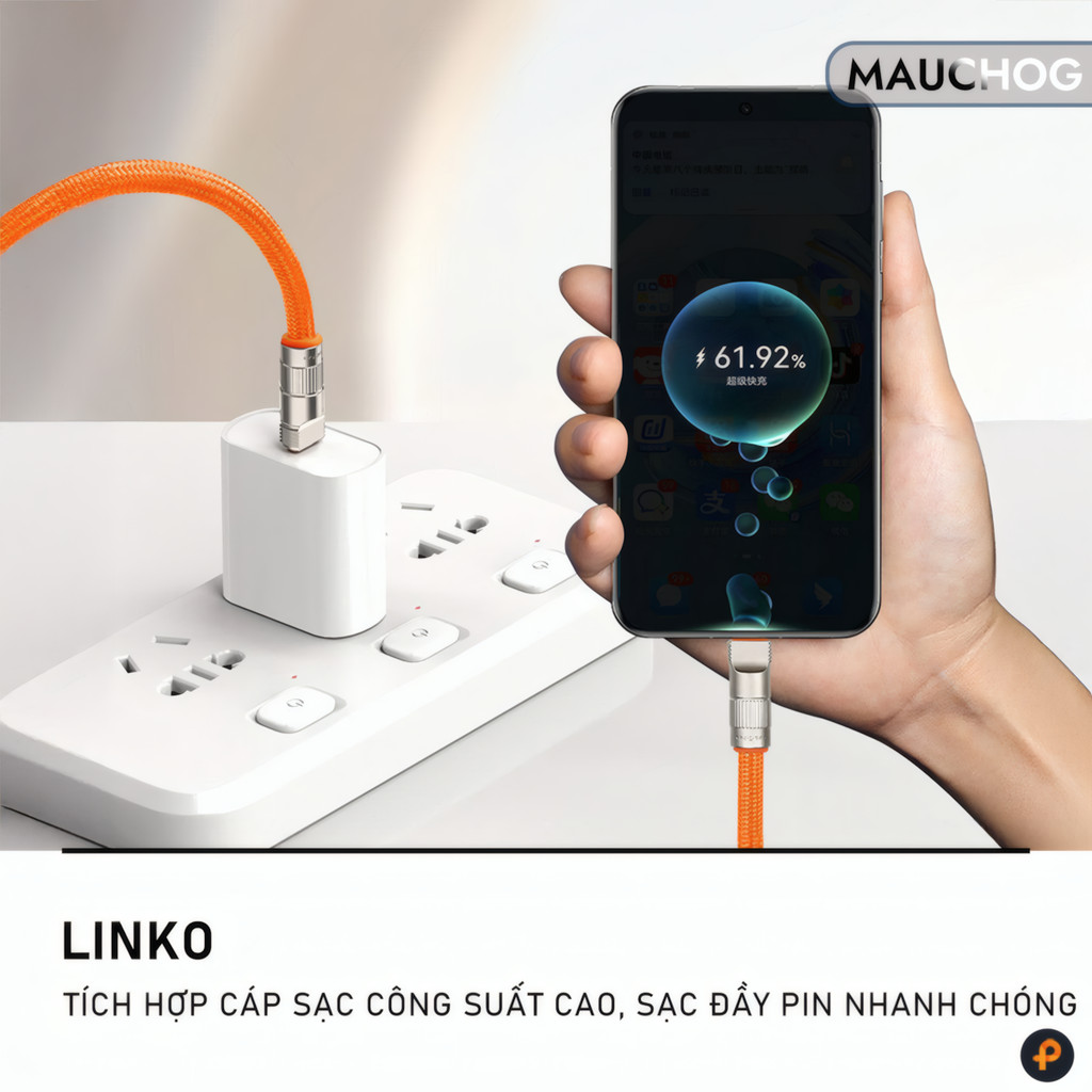 Dây Đeo Điện Thoại Kiêm Cáp Sạc Nhanh Độ Dài 30cm 90cm 120cm Cho iPhone iPad Macbook Airpods Samsung