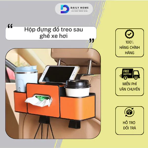 Hộp Chứa Đồ Sau Ghế Xe Ô Tô Đựng Đồ Tiện ích, Đựng Giấy giấy Không Gây Vướng Víu