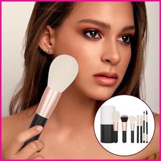 Bộ cọ trang điểm du lịch Lông mềm 7 món Bộ dụng cụ trang điểm cho trẻ em Bé gái Phụ nữ Người mới bắt đầu Người đam mê fotvn