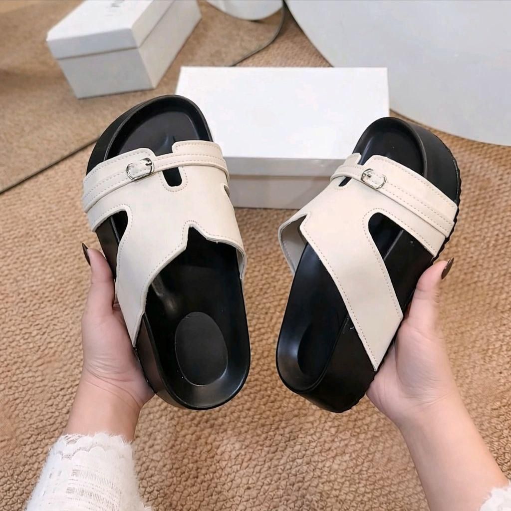 Dép và sandal nữ quai ngang nơ xᶖnh đế cao chống nước phom xᶖnh tôn dáng – Dép thời trang sang chảnh tiểu thư