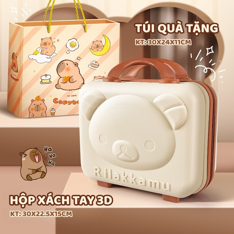 Hộp Quà Tặng Văn Phòng Phẩm Capybara Cho Học Sinh Cấp 1, Túi Bút Và Đồ Dùng Học Tập Dễ Thương Quà 1/6, Sinh Nhật