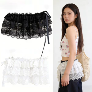 Ren Trắng Mông Bao Váy Ngắn Underskirt Mùa Xuân Lớp Thường Ngày Tất Cả Trận Đấu