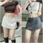 Chân Váy Cạp Trễ Chấm Bi Dáng Ngắn Phong Cách Trendy Nữ Tính - Sài Gòn