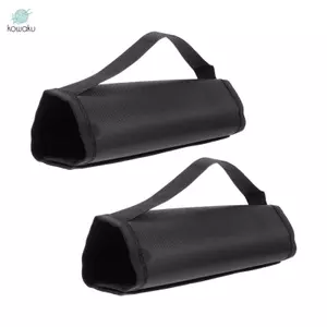 2 Miếng Giá Đỡ Tàu Sân Bay Tay Cầm Di Động Màu Đen Nhanh Kèm Mang Quấn Tay Cầm Giá Đỡ Cho Thiết Bị Tập Luyện Bóng Đá