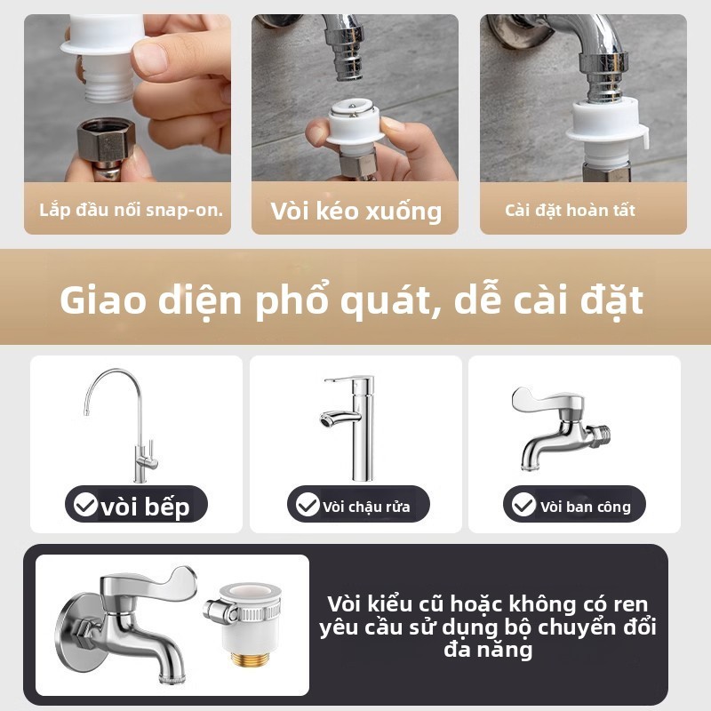 Vòi Nối Dài Ống Nối Dài Chống Bắn Dụng Cụ Tiện Dụng Giặt Bể Bơi Ban Công Đa Năng Cửa Thoát Nước Ống Nối Dài S H66