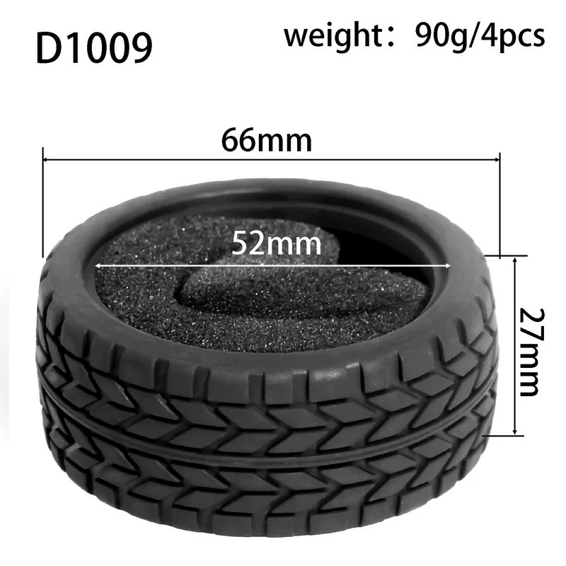 4 1 / 10 RC Trên Đường Địa Hình Trôi Lưu Diễn Xe Cao Su Lốp Bánh Xe Lốp Xe Cho Sakura Traxxas HSP Tamiya HPI Kyosho RedCat Himoto