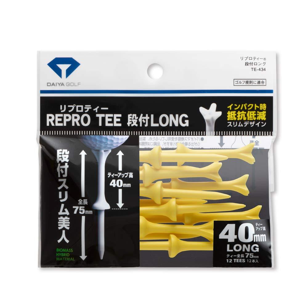 Daiya Golf Repro Tee Long có nấc – Màu vàng TE-434, gói 12 cái