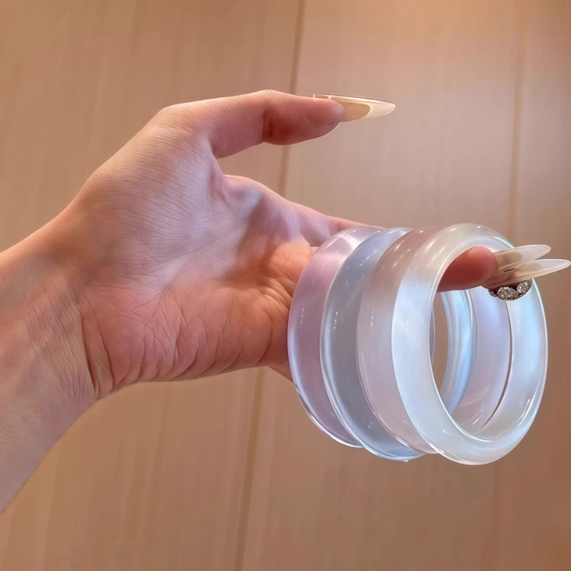 Vòng tay giả ngọc bích phong cách Trung Quốc, phù hợp wear hàng ngày