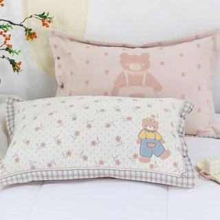 Hoạt Hình Gạc Khóa Ẩn Người Lớn Có Thể Giặt Được Vỏ Gối Hoạt Hình Cotton Nguyên Chất Dày Ánh Sáng Sang Trọng Đơn Giản Cotton Hộ Gia Đình Mềm YB5O