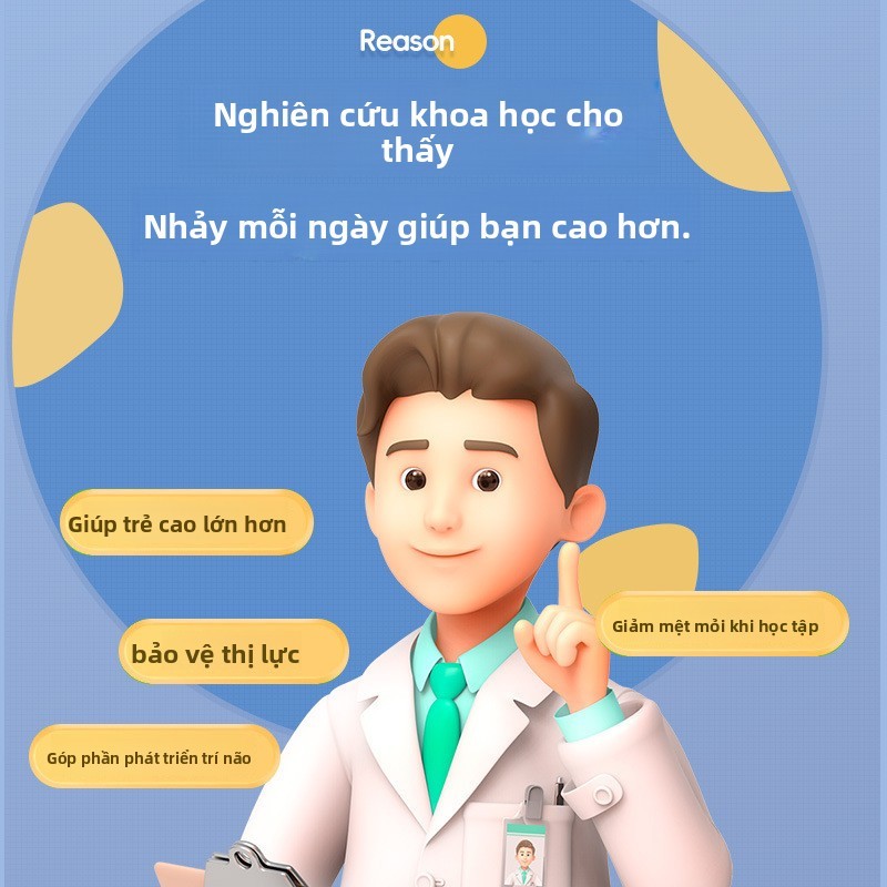 🔥Thiết Bị Cảm Ứng Chiều Cao Trẻ Em Bò Cao Tăng Cường Tập Thể Dục Chiều Cao Dài Dụng Cụ Tiện Dụng Bounce Huấn Luyện Viên Đếm Giọng Nói Có Thể Điều Chỉnh DBA