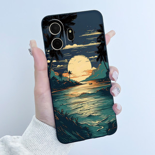 Dành Cho TCL NxtPaper 70 Pro Ốp Lưng Sang Trọng Dễ Thương Trái Tim Tình Yêu Thỏ Ngộ nghĩnh Mềm Màu Đen Silicon Ốp lưng TCL NxtPaper70 Pro