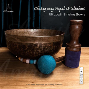 Chuông xoay Nepal Ultabati cổ - CXNP195