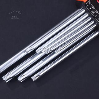 RO > 9 Cái Torx Star Cờ Lê Bộ Allen Phím Lục Giác Cờ Lê Đầu Kép Loại L Tuốc Vít Ngôi Sao Dụng Cụ Sửa Chữa Tay Cho DIY Sửa Chữa Nhà Mới
