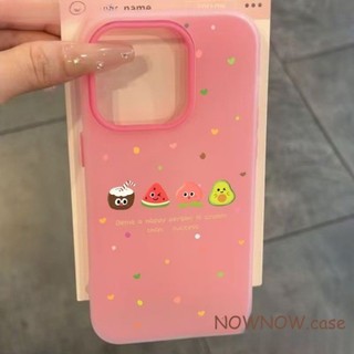 Dành Cho IPhone 17 16 15 14 13 12 11 Pro Max X XR XS Max 78 Plus Phim hoạt hình dưa hấu dừa trường hợp điện thoại