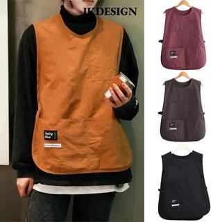 Tạp dề tay JKDESIGN, Tạp dề chống vết bẩn kiểu áo Vest Nylon thoáng khí, Đồng phục nhà cà phê đa năng chống bẩn chống thấm nước đơn giản của đầu bếp và máy chủ