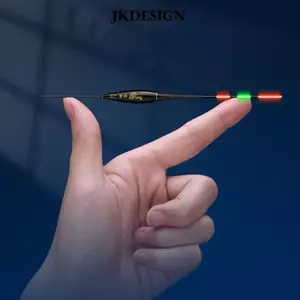 JKDESIGN Phao nhẹ, Ống trôi trượt 2 phao câu cá điện tử nhẹ, Phao câu cá chất lượng cao Phao câu cá bằng đá đuôi dài