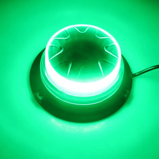 Đèn cảnh báo nhấp nháy LED 12V-24V màu xanh lá cây, đế từ tính, cảnh sát khẩn cấp cho ô tô SUV