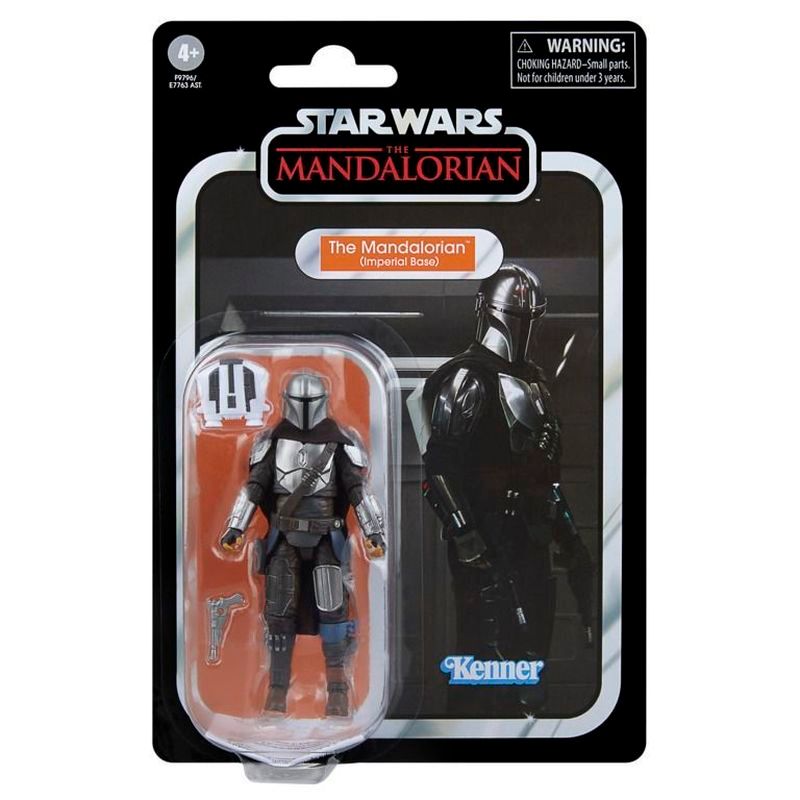 [Hasbro] Star Wars 12cm 10cm Di chuyển TVC The Mandalorian White Soldier Ba lô Phiên bản VC312A
