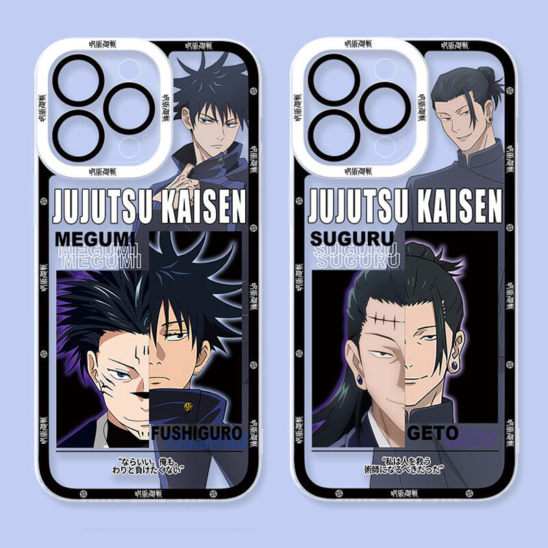 Ốp Điện Thoại Jujutsu Kaisen Gojo Satoru Cho Redmi 15C 14C A5 A3 13 10C 12C 13C 12 4G 9C 9A 9T 9i 10A 10 K40 Pro A1 A2 Plus Vỏ Itadori Yuji Phim Hoạt Hình Chống Sốc Chất Lượng Cao