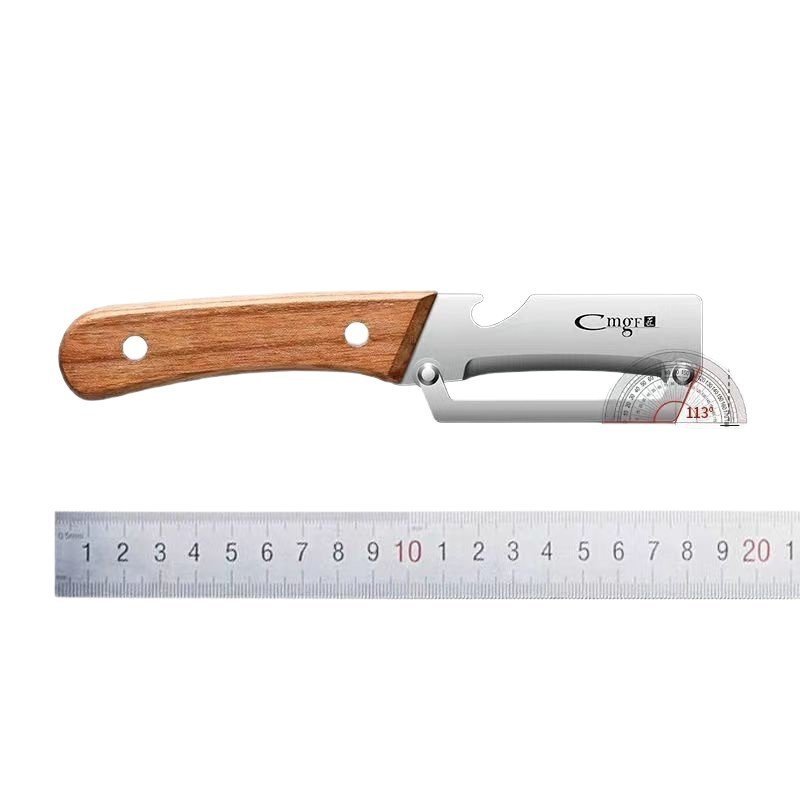 Hộ Gia Đình Đa Năng Thép Không Gỉ Nhà Bếp Dày Trái Cây Lột Paring Dao Đường Hạt Mía Dứa Lột Dụng Cụ Tiện Dụng Chuyên Dụng EZMP