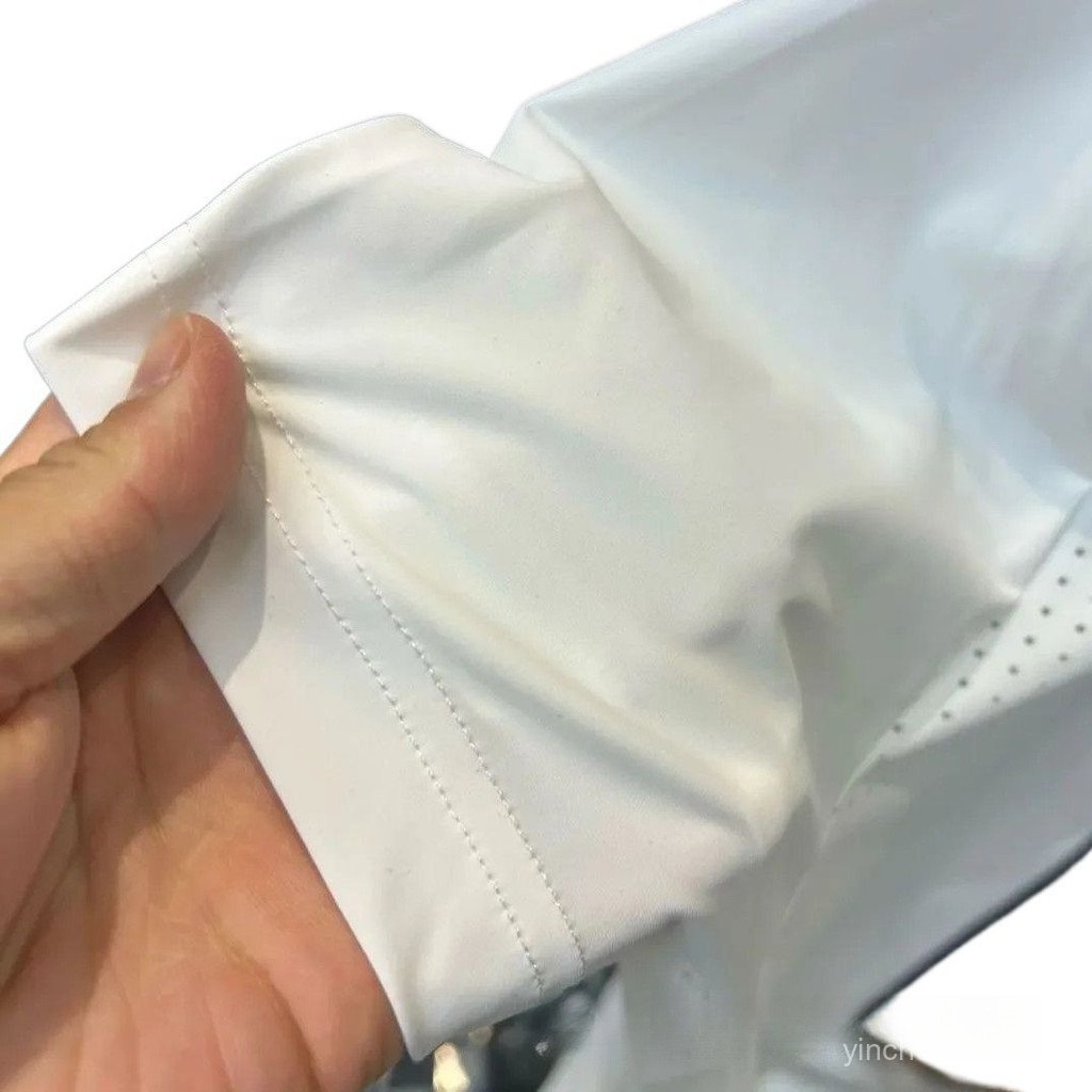 Áo thun nam dáng rộng thoáng khí, khô nhanh, tay ngắn lưới, phù hợp mùa hè, có size lớn