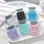 Máy Tính Mini Màu Kẹo Dễ Thương Nhỏ Im Lặng Di Động Counter Giá Trị Cao Học Sinh Bỏ Túi Máy Tính P0ZD