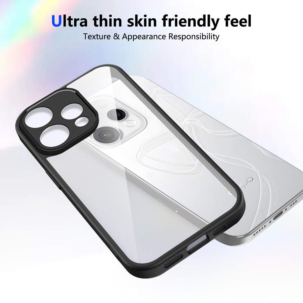 Reno 15 5G Ốp Lưng 6.59 Inch Model CPH2825 Vỏ Trong Suốt Mờ Thời Trang Cho OPPO Reno 15 5G Vỏ Điện Thoại