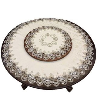 140cm (tròn) Khăn trải bàn tròn kiểu Mỹ Vải phong cách Trung Quốc Bàn cà phê Vải ren phong cách Châu Âu Bàn ăn hình chữ nhật Hộ gia đình Bàn tròn nhỏ Khăn trải bàn Khách sạn gia đình Thương mại Cảm giác cao cấp 01