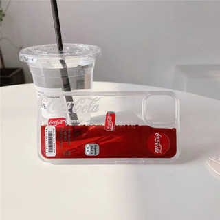 Ốp điện thoại sáng tạo chai Coca-Cola nổi cho iPhone 17 16 15 14 13 12 11 Pro Max X XR XS Cover