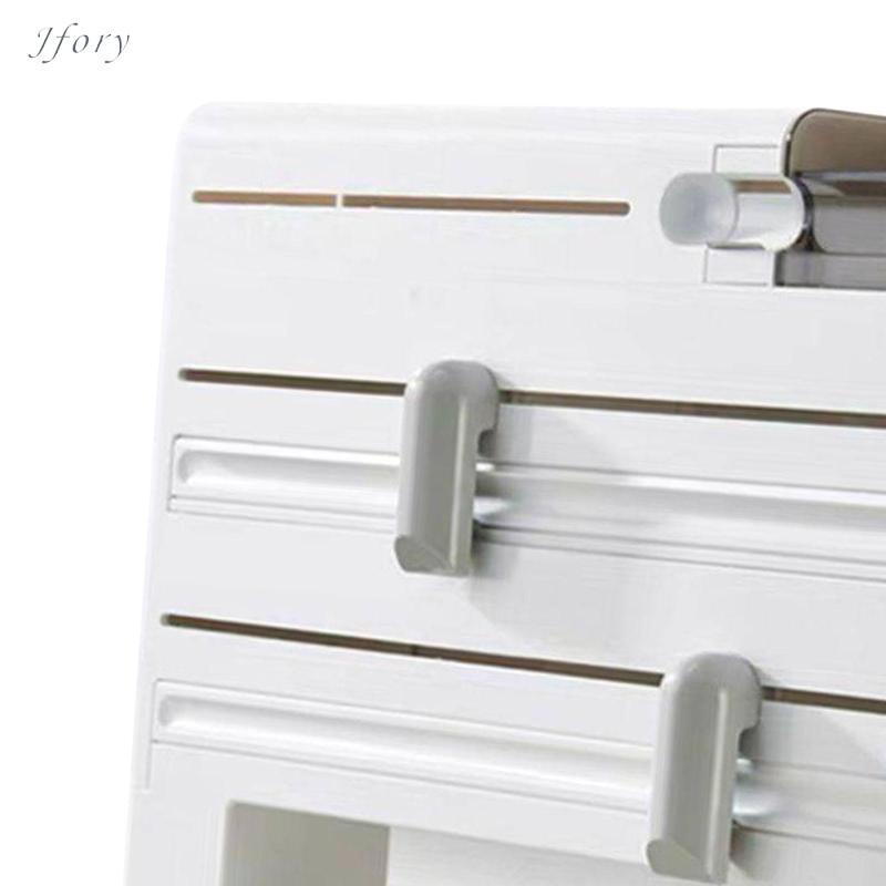 Jfory Giá treo tường nhà bếp 6 trong 1 để bọc giấy và đựng khăn giấy cho gia đình và quán cà phê