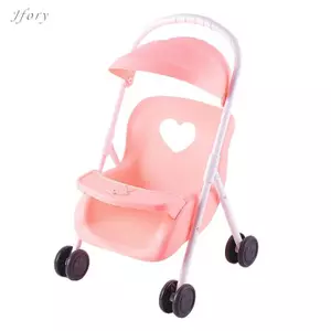 Jfory Trẻ Sơ Sinh Búp Bê Xe Đẩy Đồ Chơi Xe Đẩy Dễ Dàng Gấp Đẩy Xe Đẩy Trẻ Em Nhập Vai Trò Chơi