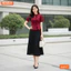 Áo thiết kế BEMINE cổ tàu tay phồng-A457