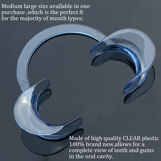 Nha Khoa Hình Chữ C Cheek Retractor Môi Dụng Cụ Mở Miệng Intraoral Nha Sĩ Chỉnh Nha Dụng Cụ Làm Trắng Răng Trong Suốt