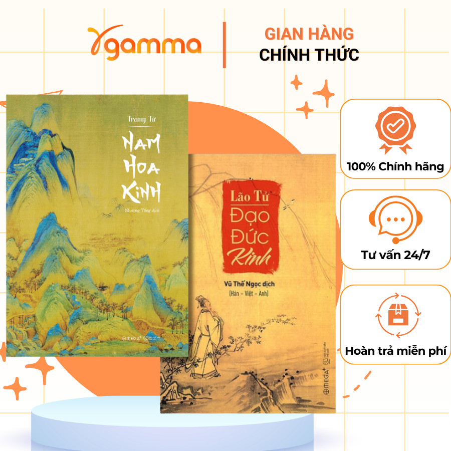 Sách - Lẻ/Combo Nam Hoa Kinh + Đạo Đức Kinh - Lão Tử (Omega plus)