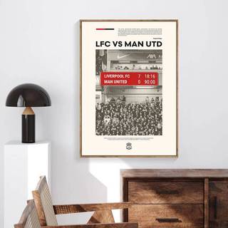 Bạn sẽ không bao giờ đi một mình Premier League Liverpool Câu lạc bộ bóng đá Poster Tranh vải trang trí