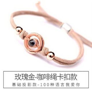 ✅ Trong Kho ✅ dệt Hai người Vòng đeo tay Quà tặng tình bạn Dây tay hướng dẫn sử dụng cặp đôi Vòng tay cảm ứng rung cặp đôi bằng dây cao su nhỏ, phù hợp làm quà kỷ niệm tình yêu và ngày lễ tình nhân