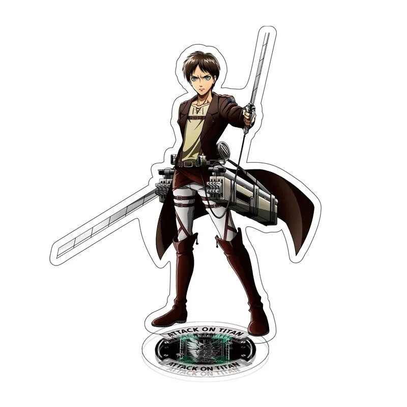 Mô hình Standee Anime Attack on Titan Acrylic Shingeki No Kyojin Levi Ackermam Phụ kiện trang trí để bàn góc học tập