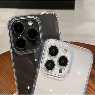 Ốp điện thoại acrylic linh hoạt trong suốt cho iPhone 16 15 14 ProMax 13 Pro 13ProMax 11Pro 7Plus 8Plus XR XS MAX 13 12 Pro T05
