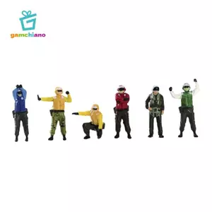 Gamchiano 6 Miếng 1 / 64 Nhân Vật Thu Nhỏ, Bộ Sưu Tập Mô Phỏng Mini Nhỏ, Đạo Cụ Cảnh, Vẽ Thực Tế Cho Dioramas Và Cảnh Thu Nhỏ