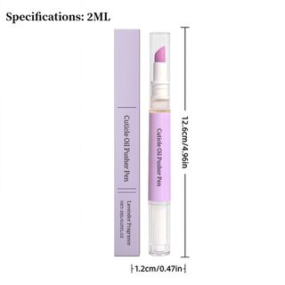 Bút bảo vệ lớp biểu bì móng tay EBINLANDS, Bút đẩy dầu biểu bì dưỡng ẩm 2ML, Dụng cụ chăm sóc móng tay cầm tay 2 trong 1