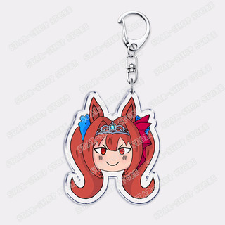 Hot Uma Musume Pretty Derby Keychains for Accessories Bag Anime Girl	Key Chain Ring Fans Gifts Keyrings
