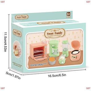 [SB] 1 Bộ 1: 12 Nhà búp bê Nồi cơm điện thu nhỏ Lò vi sóng Máy ép trái cây Máy hấp trứng Đồ dùng nhà bếp Trang trí mô hình Đồ chơi Phụ kiện nhà búp bê MỚI