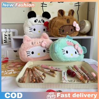 Kawaii Hello Kitty bút chì sang trọng trường hợp-công suất lớn phim hoạt hình trang điểm & văn phòng phẩm Túi