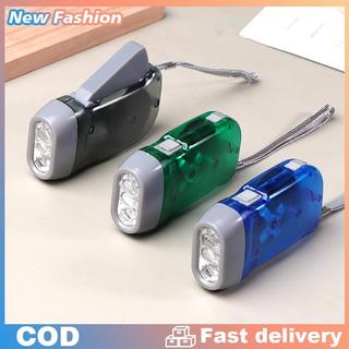 Led tay nhấn Dynamo Crank điện gió lên đèn pin mini tự tạo ra ngọn đuốc cắm trại Đèn Ngoài Trời nhà Nguồn cung cấp