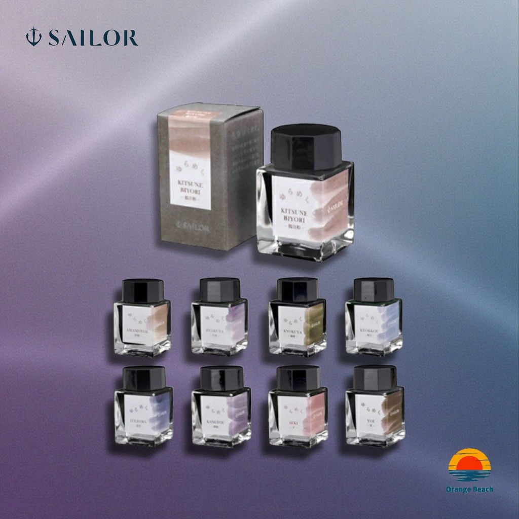 Sailor Yurameking Muc But May Muc Chai 20ml/Hieu Ung Anh Kim/14 Mau/San Xuat Tai Nhat Ban
