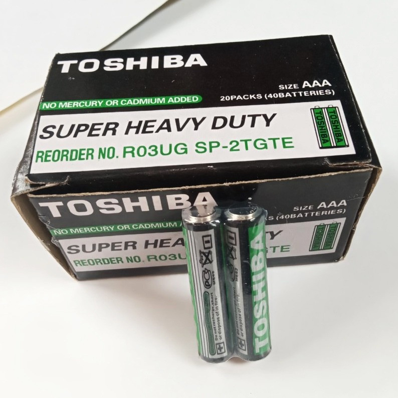 Pin Toshiba AAA Xanh (Cặp 2 Viên) Bền Bỉ, An Toàn, Dùng Cho Mọi Thiết Bị Gia Đình